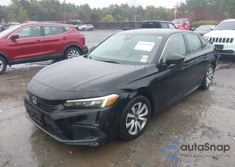 2022 Honda Civic Lx z USA, uszkodzony, nr VIN 2HGFE2F25NH518013